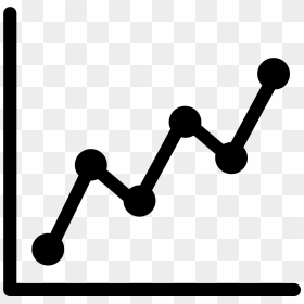 Transparent Noun Clipart - Line Chart Svg Icon, HD Png Download - chart icon png