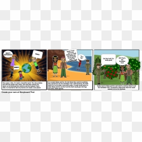 Adam And Eve Cartoon Storyboard, HD Png Download - zach lavine png