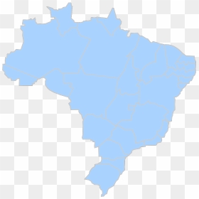 Map Brazil Background, HD Png Download - mapa png