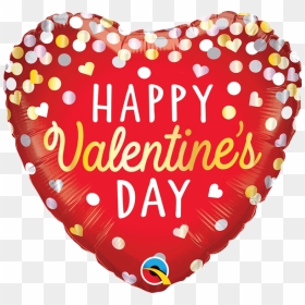 New Valentine"s Day Confetti - Happy Valentine Day Gift, HD Png Download - confeti globos png
