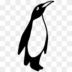 Flappy Penguin - Black And White Penguin Vector, HD Png Download - flappy bird background png