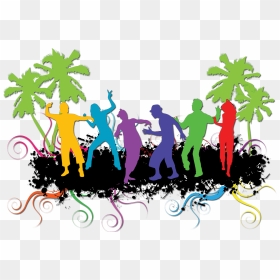 Dance Party Clipart, HD Png Download - pool people png