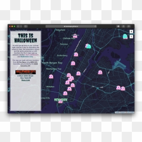 This Is Halloween Map - Atlas, HD Png Download - fdr png