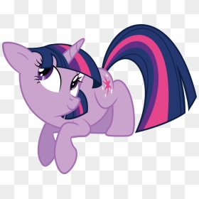 Twilight Sparkle Laying Down, HD Png Download - twilight sparkle cutie mark png