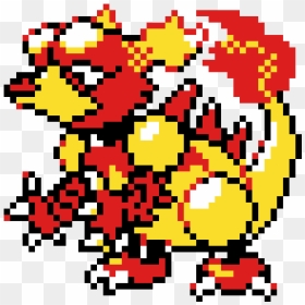 Pokemon Magmar Hama Beads, HD Png Download - magmar png