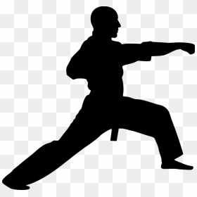 Martial Arts Silhouette, HD Png Download - kung fu png