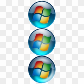 Windows 7 Start Icon Transparent & Png Clipart Free - Windows 7 Start Button Classic Shell, Png Download - start icon png