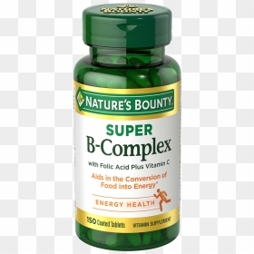 B-complex With Folic Acid Plus Vitamin C - Vitamin D3 125 Mcg, HD Png Download - vitamins png