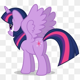 Twilight Vector Alicorn Mlp - Twilight Sparkle From Behind, HD Png Download - twilight sparkle cutie mark png