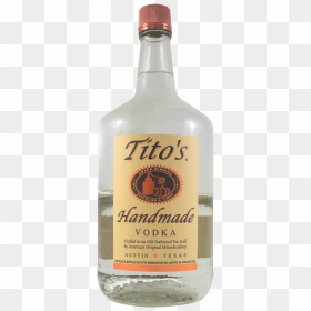 Glass Bottle, HD Png Download - tito's vodka png
