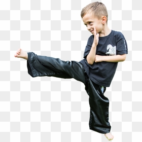 Kung Fu Tuition For Adults And Children - Kid Kicking Kung Fu, HD Png Download - kung fu png