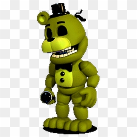 Adventure Withered Golden Freddy , Png Download - Fnaf World Freddy Png, Transparent Png - golden freddy png