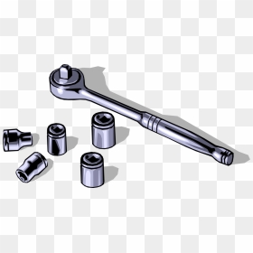 Clipart Free Download Ratchet Image Illustration Of - Clipart Socket Wrench, HD Png Download - ratchet png