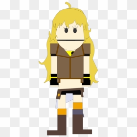 Yang Xiao Long Yellow Cartoon - Rwby, HD Png Download - yang xiao long png