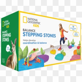 Obstacle Course Balance Stepping Stones - National Geographic Stepping Stones, HD Png Download - stepping stone png