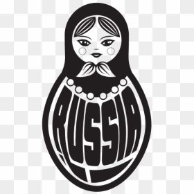 Russian Doll Silhouette - Matryoshka Russian Doll Png, Transparent Png - russian png