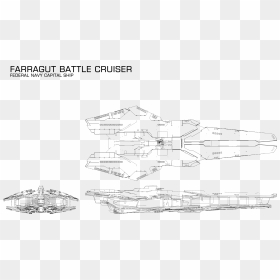 Farragut Battle Cruiser Art, HD Png Download - elite dangerous png