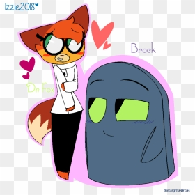 Dr Fox Likes Brock By Blueiceegirlart - Dr Fox X Unikitty, HD Png Download - brock png