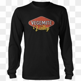 Long Sleeve Black Nirvana Shirt, HD Png Download - vegemite png