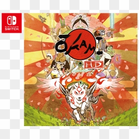 Okami Hd Nintendo Switch , Png Download - Okami Hd Cover Art, Transparent Png - okami png