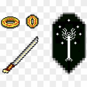 Lord Of The Rings Pixel Art, HD Png Download - the one ring png
