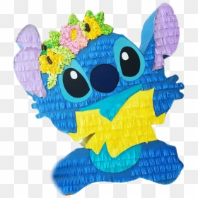 Scpinata Pinata Cute Kawaii Blue Stitch Lilo&stich - Kawaii Pinata Png, Transparent Png - piñata png