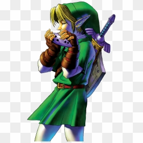 Link Zelda Ocarina Of Time , Png Download - Zelda Ocarina, Transparent Png - ocarina of time png