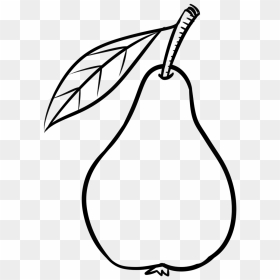 Pear Clipart Black And White, HD Png Download - vitamins png