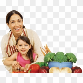 Photo Of Mother And Daughter Cooking Together - Mother And Daughter, HD Png Download - cooking mama png