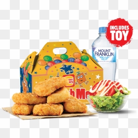 6 Nuggets Kids Pack - Hungry Jacks Kids Meal, HD Png Download - nugget png