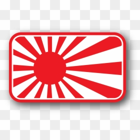 Stickers Transparent Jdm - Rising Sun Japan Flag, HD Png Download - jdm png
