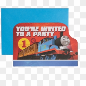 Thomas & Friends Party Invitations With Envelopes - Invitation, HD Png Download - thomas and friends png