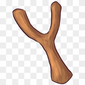 Slingshot Stick - Wood, HD Png Download - slingshot png
