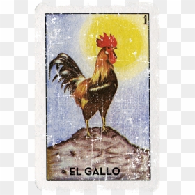 Printable El Gallo Loteria Card, HD Png Download - gallo png