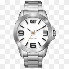 Man Stainless Steel Caterpillar Watch, HD Png Download - yt png