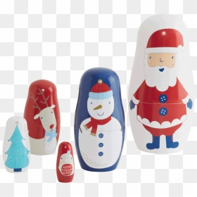 Set Of 3 Christmas Russian Dolls - Baby Toys, HD Png Download - russian png