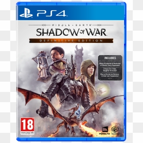 Ps4 Shadow Of War, HD Png Download - shadow of mordor png