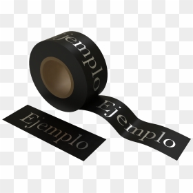 Marquillas Para Ropa Negra, HD Png Download - cinta dorada png