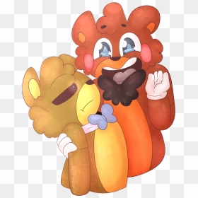 Goldie X Toy Fred Because Why Not - Golden Freddy X Freddy X Toy Freddy, HD Png Download - golden freddy png