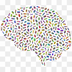 Brain Pills In Color - Cerebro Color Png, Transparent Png - pill shape png