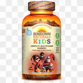 Children"s Vitamins , Png Download - Sundown Naturals Kids Complete Multivitamin Gummies, Transparent Png - vitamins png