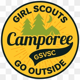 Girl Scouts Go Outside Camporee Patch Take - Camporee Girl Scouts, HD Png Download - girl scouts png
