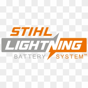 Stihl Lightning Battery System Logo, HD Png Download - stihl logo png