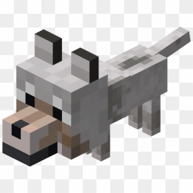 Angle Pocket Edition Baby Wolves Minecraft - Minecraft Wolf Png, Transparent Png - minecraft diamonds png
