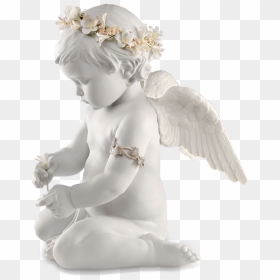 Cupid Statue Png Transparent - Lladro Cherub Of Love, Png Download - cherub png