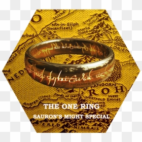 Map Of Middle Earth, HD Png Download - the one ring png