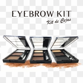 Eyebrow Kit Estuche Set Para Cejas Trio Con Aplicador - Eye Shadow, HD Png Download - cejas png