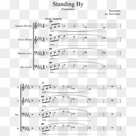 Standing By Sheet Music Composed By Pentatonix Arr - Horn Noten, HD Png Download - pentatonix logo png