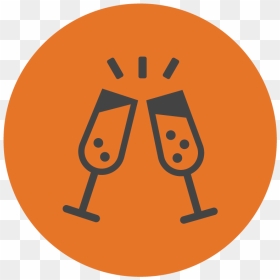 Champagne Icon Png, Transparent Png - dinner icon png