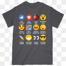 I Like Love Teaching Emoji Emoticon Sayings Graphic - Smiley, HD Png Download - like emoji png